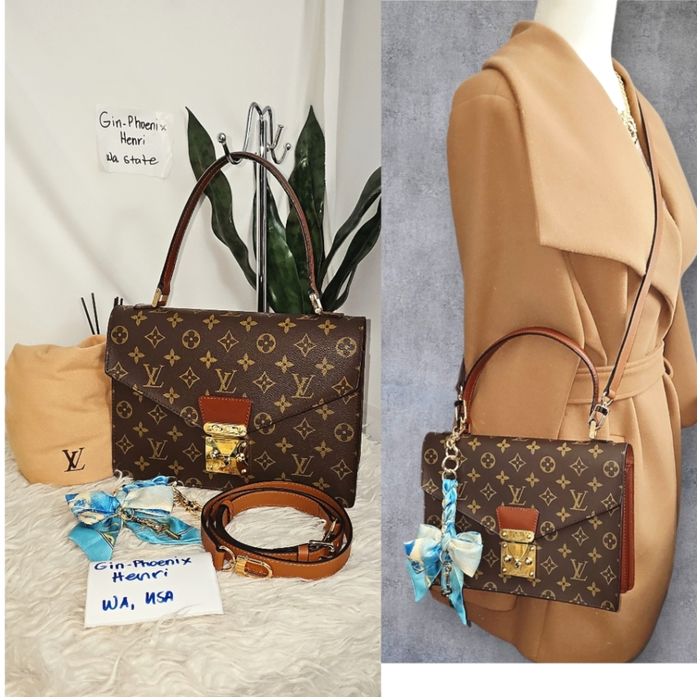 Authentic Louis Vuitton Handbag Monogram Canvas